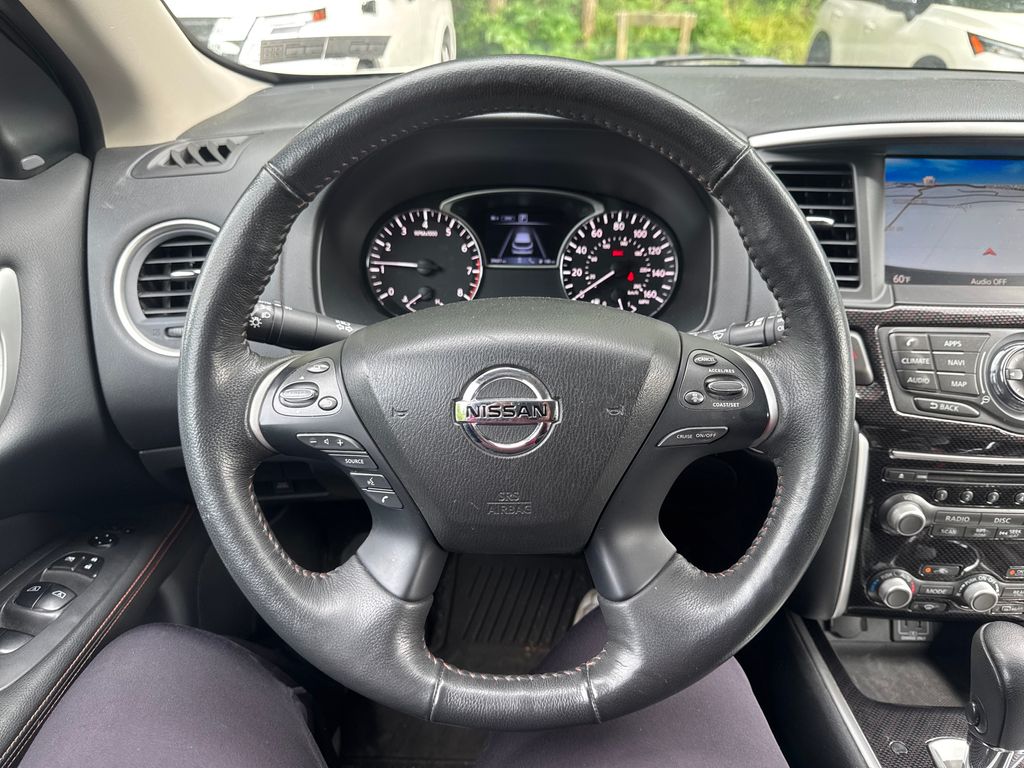 2019 Nissan Pathfinder SV White at Phil Fitts Ford