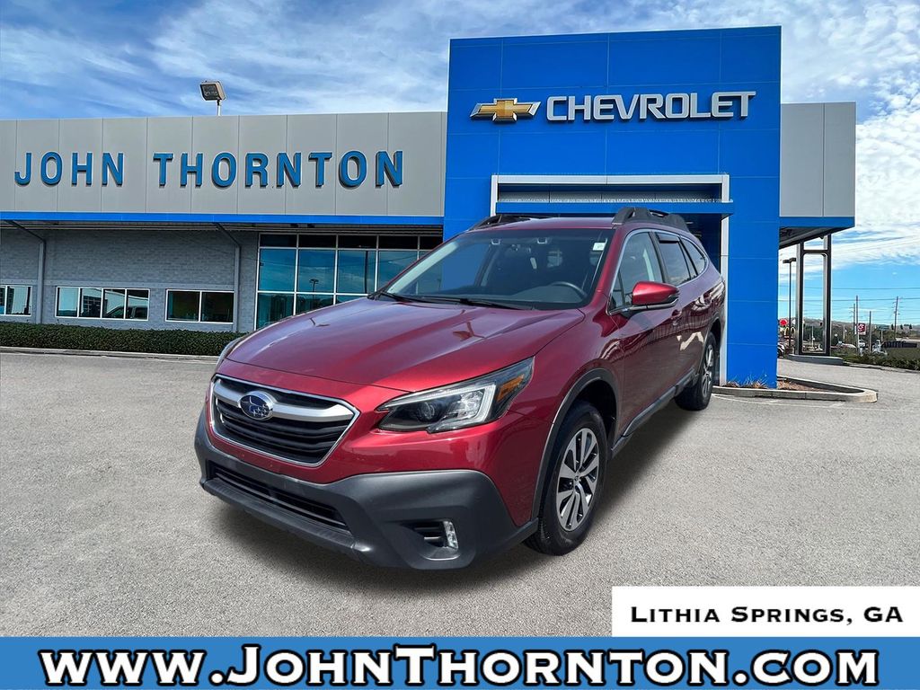 Crimson Red Pearl 2020 Subaru Outback Premium AWD SUV / Crossover All-Wheel Drive Continuously Variable Transmission