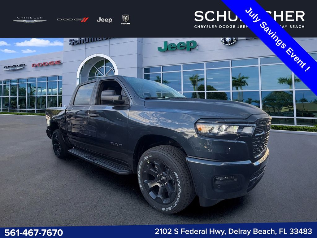 Forged Blue Metallic 2026 RAM 1500 Pickup Truck Four-Wheel Drive 8-Speed Automatic