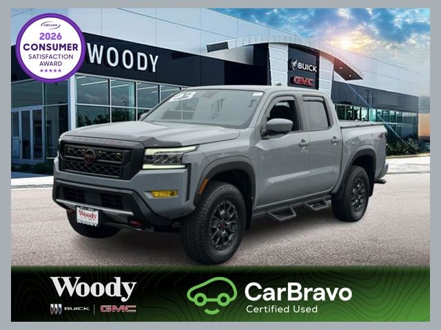 Boulder Gray 2023 Nissan Frontier Pickup Truck Four-Wheel Drive 9-Speed Automatic