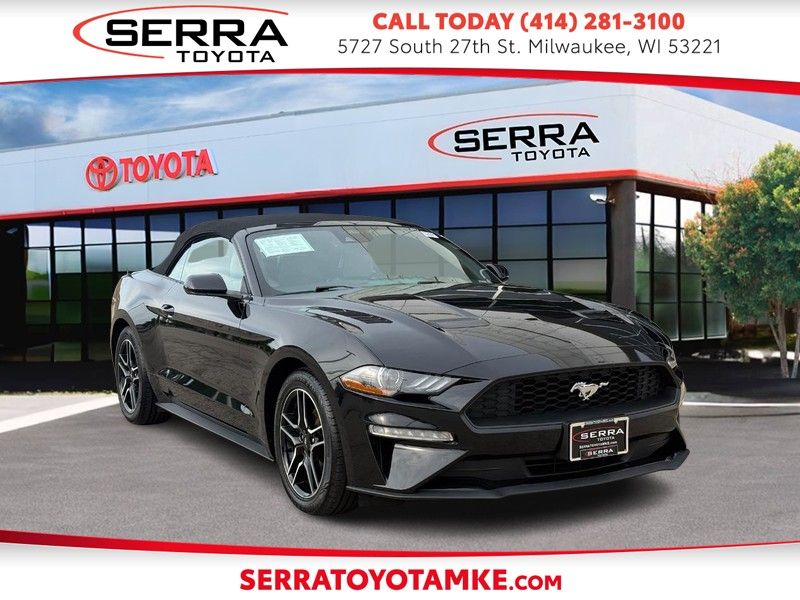 Shadow Black 2022 Ford Mustang Convertible Rear-Wheel Drive Automatic