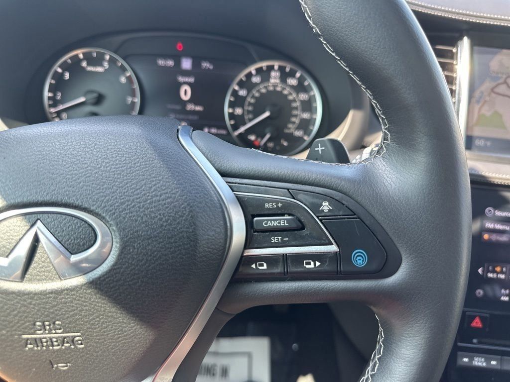 2022 Majestic White INFINITI QX50 ESSENTIAL FWD SUV
