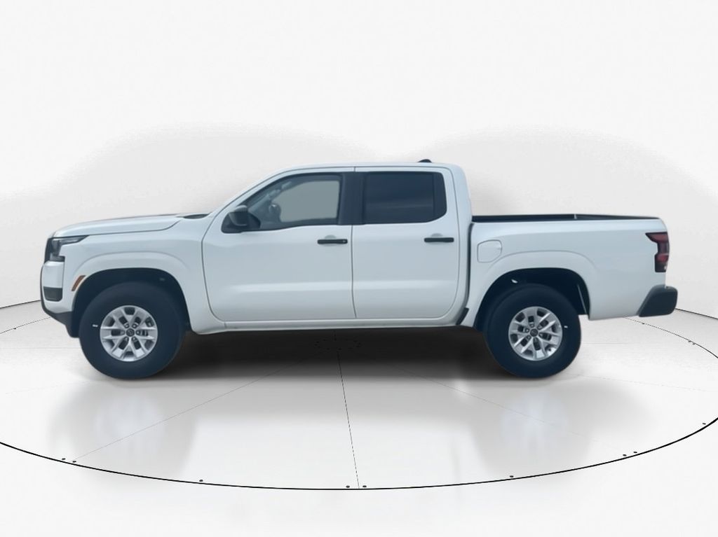 2025 Glacier White Nissan Frontier S 4X4 Truck