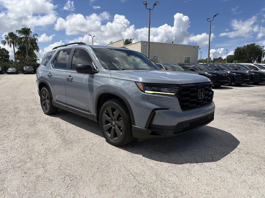 Sonic Gray Pearl 2023 Honda Pilot SUV / Crossover Front-Wheel Drive Automatic
