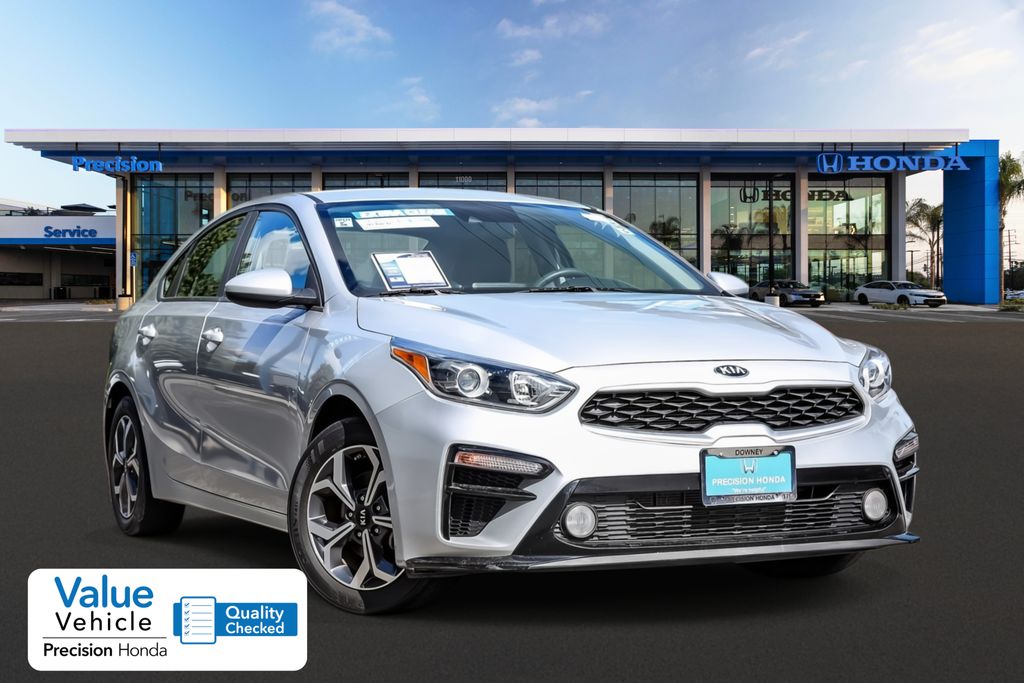 Silky Silver 2019 Kia Forte LXS FWD Sedan Front-Wheel Drive Continuously Variable Transmission