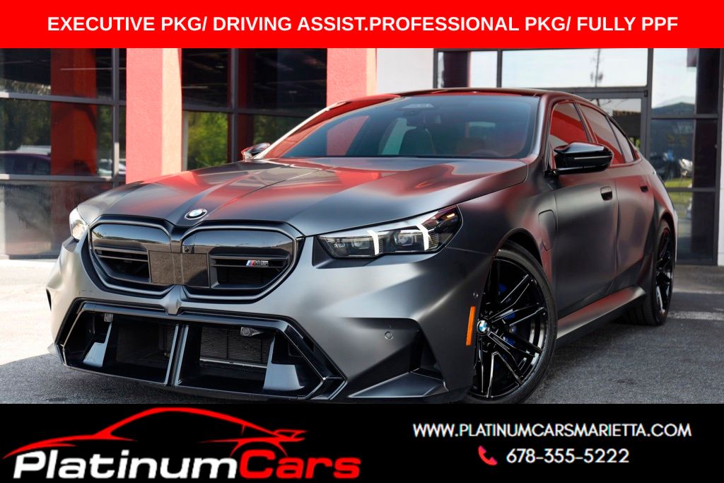 Gray (Frozen Deep Grey Metallic) 2026 BMW M5 Sedan All-Wheel Drive 8-Speed Automatic