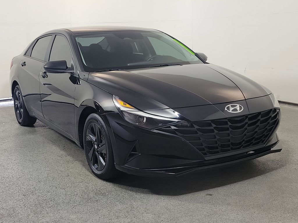 Onyx Black 2023 Hyundai Elantra Hybrid Blue FWD Sedan Front-Wheel Drive 6-Speed Dual Clutch