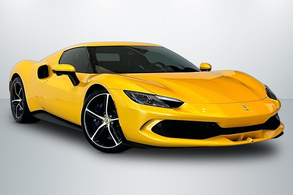 Giallo Triplo Strato 2023 Ferrari 296 GTB Coupe Rear-Wheel Drive 8-Speed Dual Clutch