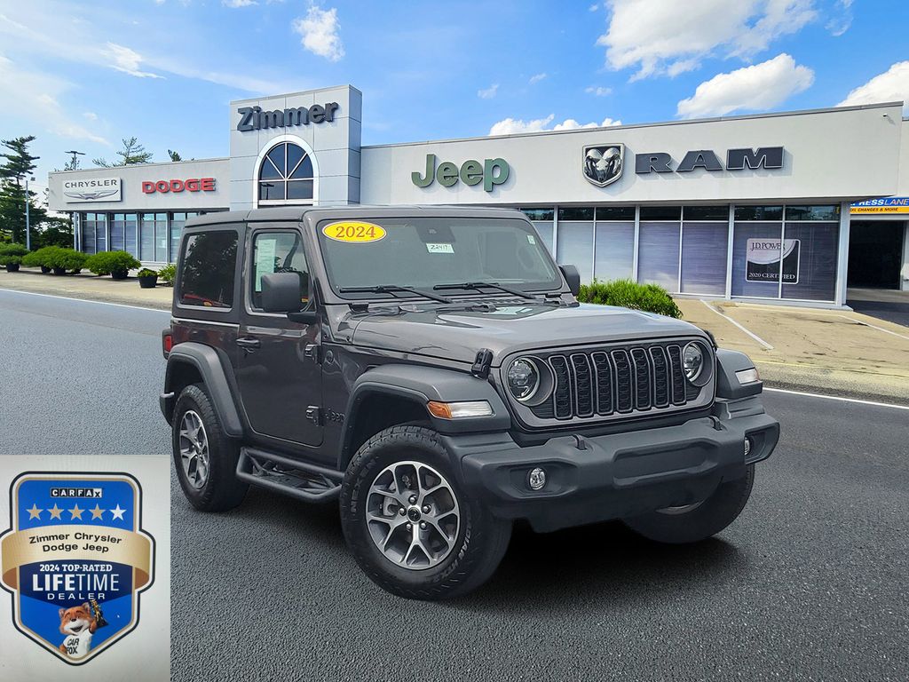 2024 Jeep Wrangler Sport S 2-Door 4WD Gris (Granite Crystal Metallic Clearcoat) SUV/Crossover Todo terreno 8 velocidades Automática