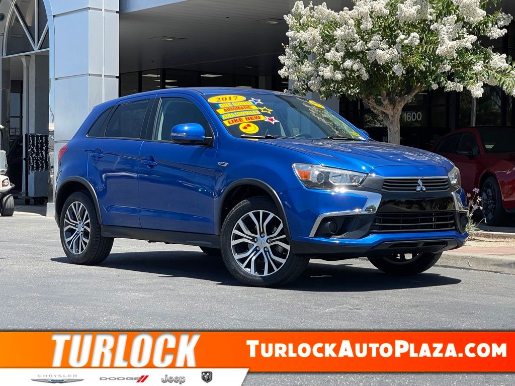 Blue 2017 Mitsubishi Outlander Sport SUV / Crossover Continuously Variable Transmission