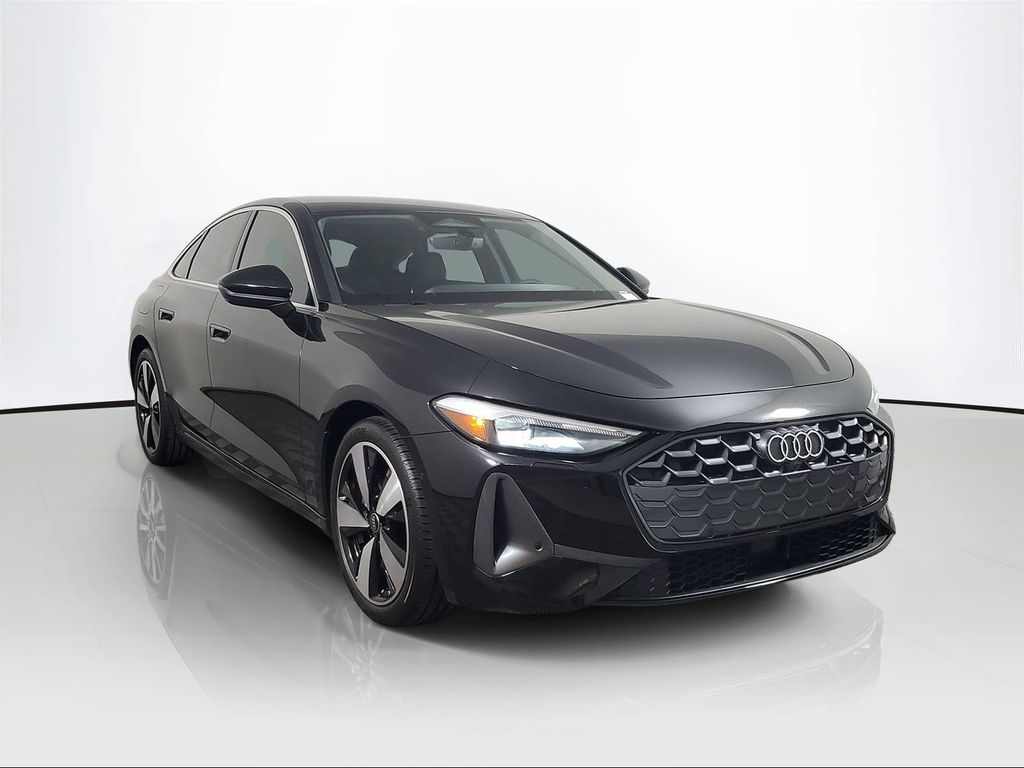 Mythos Black Metallic 2025 Audi A5 Coupe 7-Speed Automatic