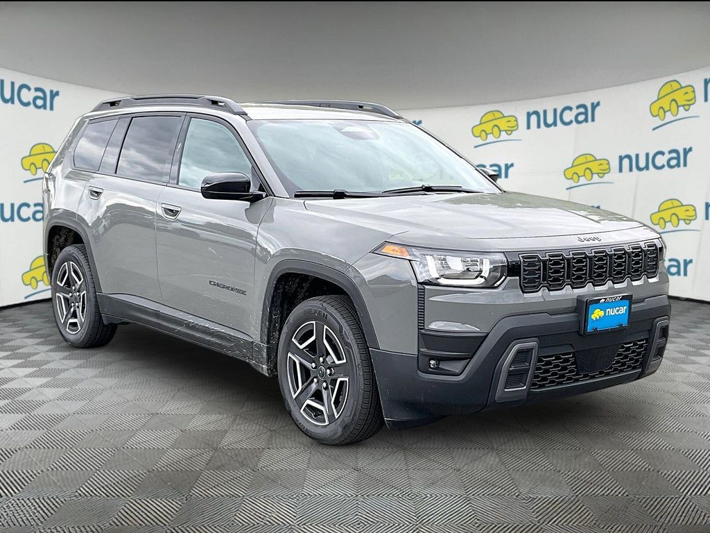 Gray 2026 Jeep Cherokee SUV / Crossover Four-Wheel Drive Continuously Variable Transmission