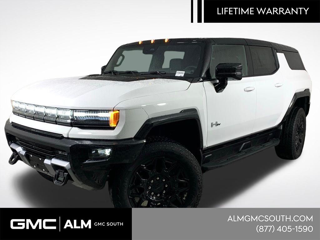 Interstellar White 2026 GMC Hummer EV SUV 2X AWD SUV / Crossover All-Wheel Drive 1-Speed Automatic