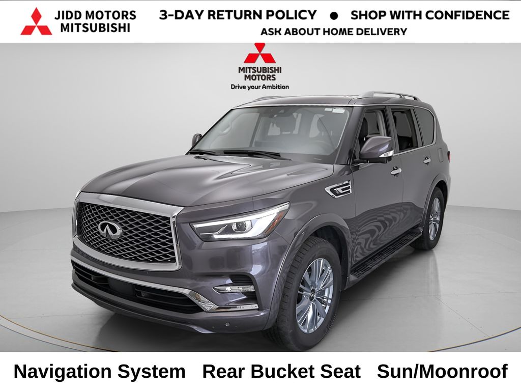 Anthracite Gray 2024 INFINITI QX80 SUV / Crossover All-Wheel Drive 7-Speed Automatic
