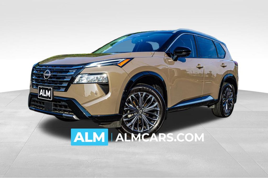Baja Storm Metallic/Super Black 2024 Nissan Rogue SUV / Crossover Front-Wheel Drive Continuously Variable Transmission