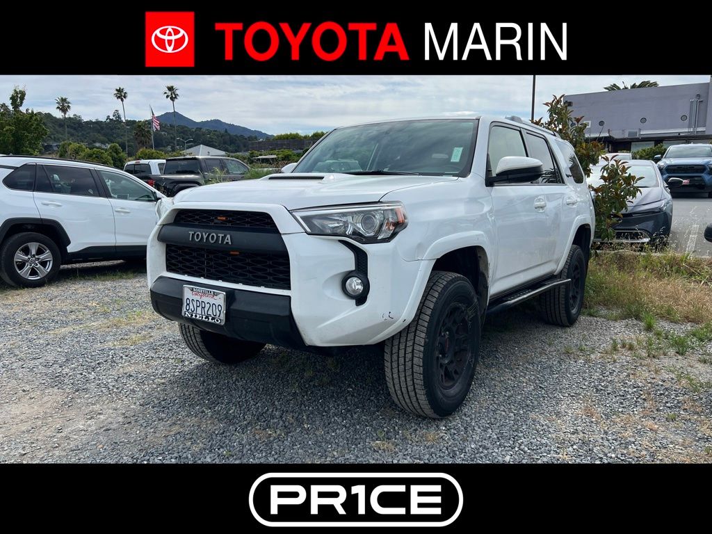 Super White 2017 Toyota 4Runner TRD Pro 4WD SUV / Crossover Four-Wheel Drive 5-Speed Automatic Overdrive