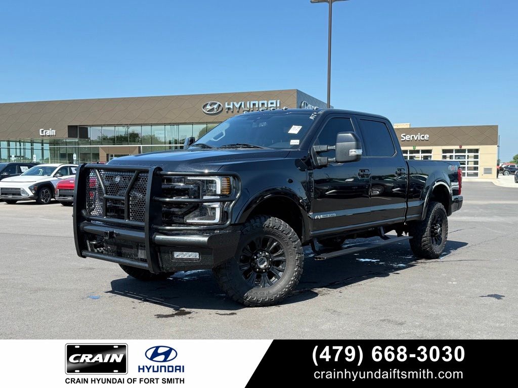Black Metallic 2021 Ford F-250 Super Duty Pickup Truck Four-Wheel Drive Automatic