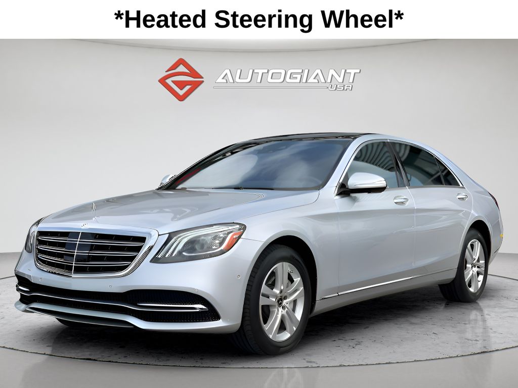 Silver 2018 Mercedes-Benz S-Class Sedan All-Wheel Drive 9-Speed Automatic