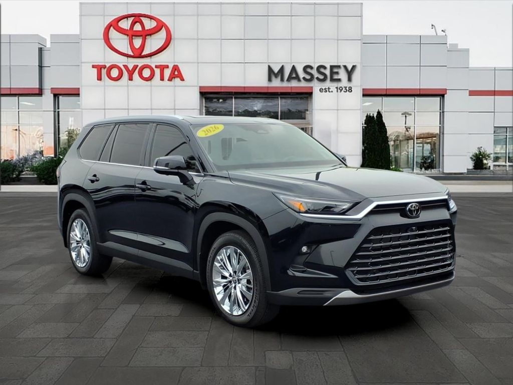 Midnight Black Metallic 2026 Toyota Grand Highlander SUV / Crossover All-Wheel Drive 8-Speed Automatic