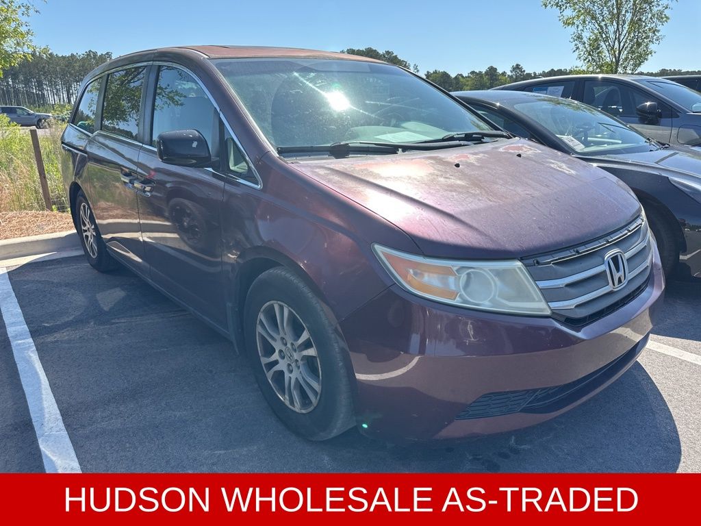 2012 Dark Cherry Pearl II Honda Odyssey EX-L FWD Van