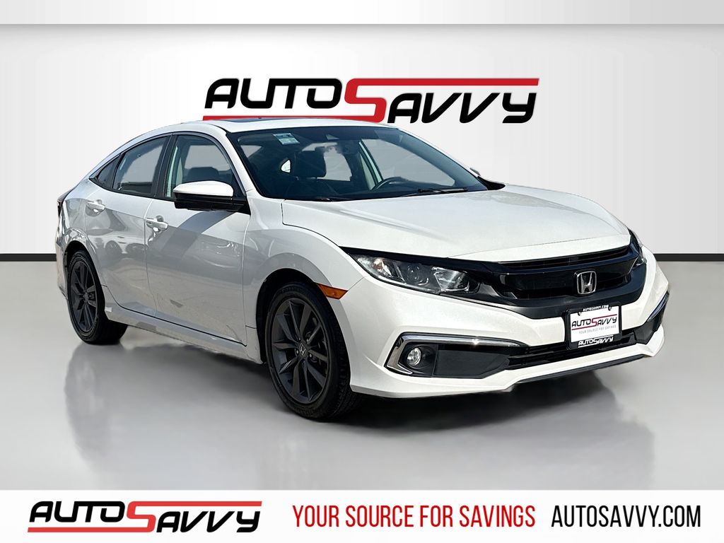 2020 Honda Civic EX-L White at Community Honda