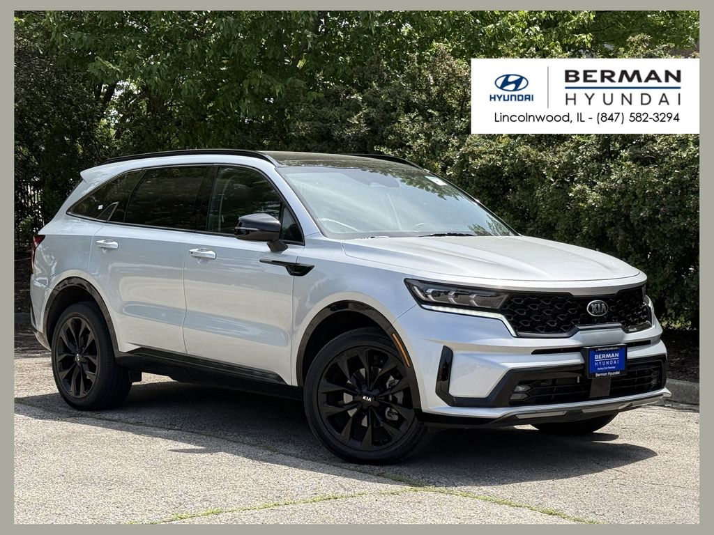 Sparkling Silver 2021 Kia Sorento SUV / Crossover All-Wheel Drive 8-Speed Dual Clutch