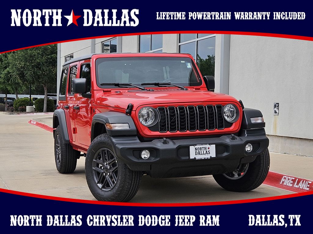 Firecracker Red Clearcoat 2026 Jeep Wrangler SUV / Crossover Four-Wheel Drive 8-Speed Automatic