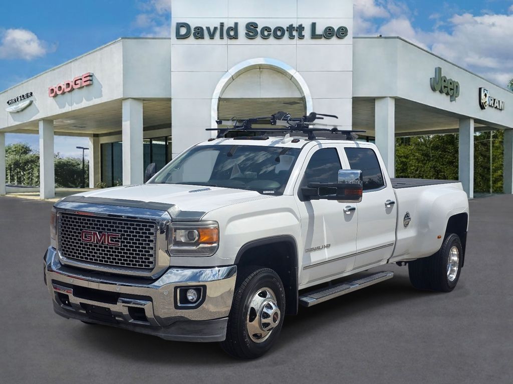 Summit White 2015 GMC Sierra 3500HD Pickup Truck Four-Wheel Drive 6-Speed Automatic