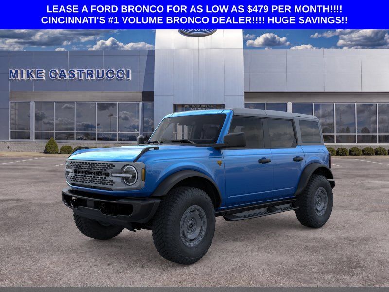Velocity Blue Metallic 2025 Ford Bronco SUV / Crossover Four-Wheel Drive Automatic