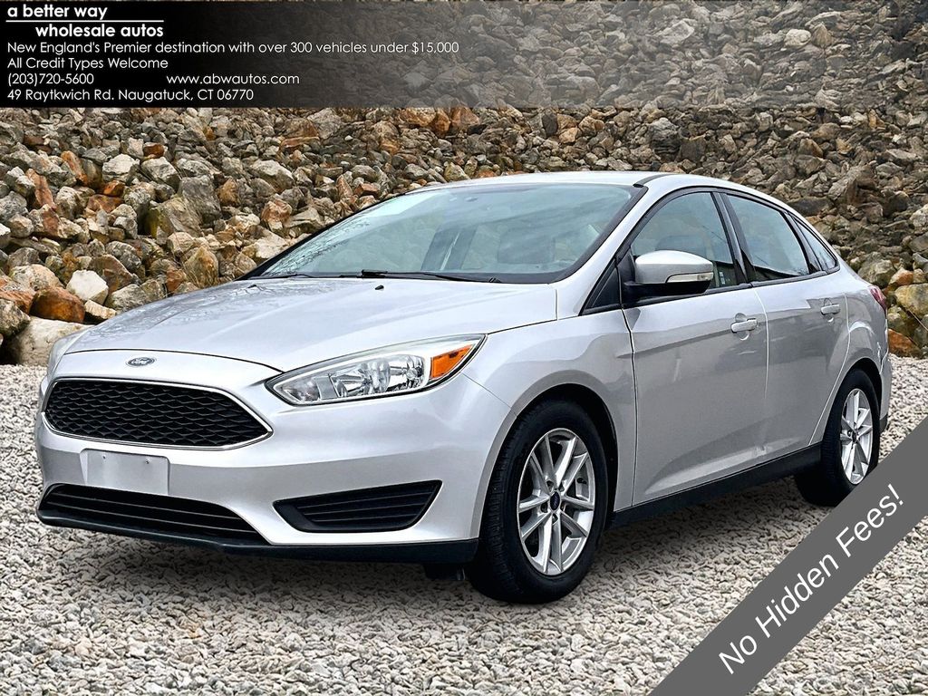 Ingot Silver 2016 Ford Focus SE Sedan Front-Wheel Drive Automatic