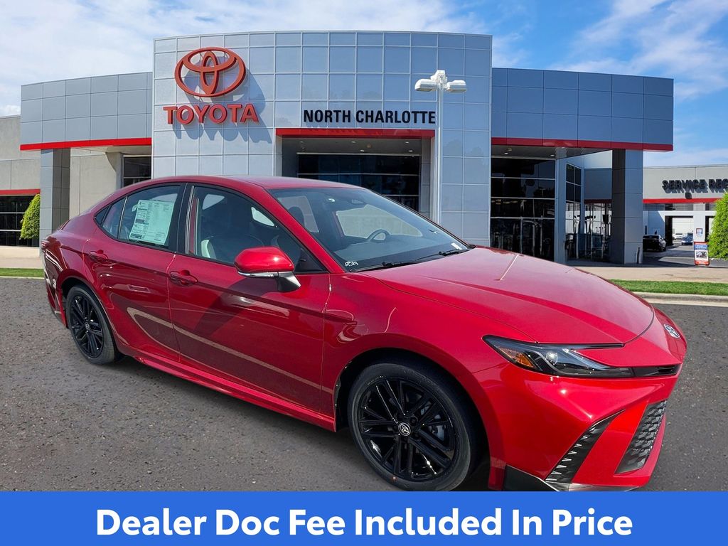 Red 2026 Toyota Camry Sedan Front-Wheel Drive Continuously Variable Transmission