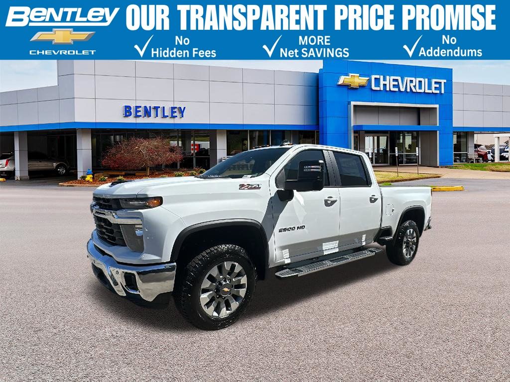 Summit White 2026 Chevrolet Silverado 2500HD LT Crew Cab 4WD Pickup Truck Four-Wheel Drive Automatic