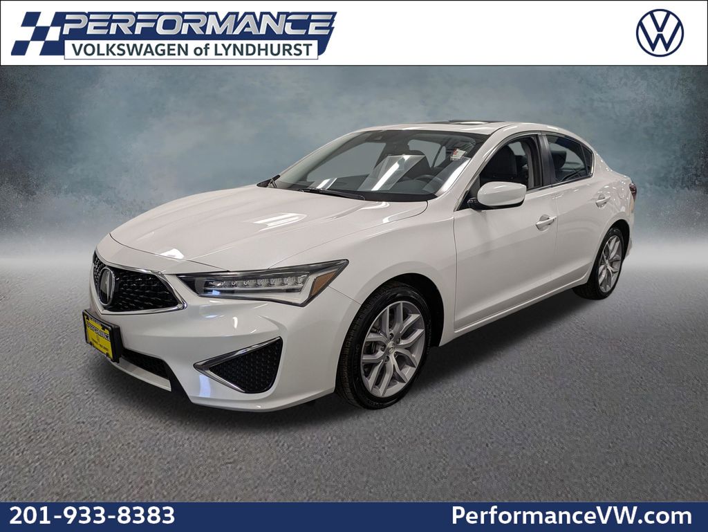 Platinum White Pearl 2020 Acura ILX Sedan Front-Wheel Drive 8-Speed Dual Clutch