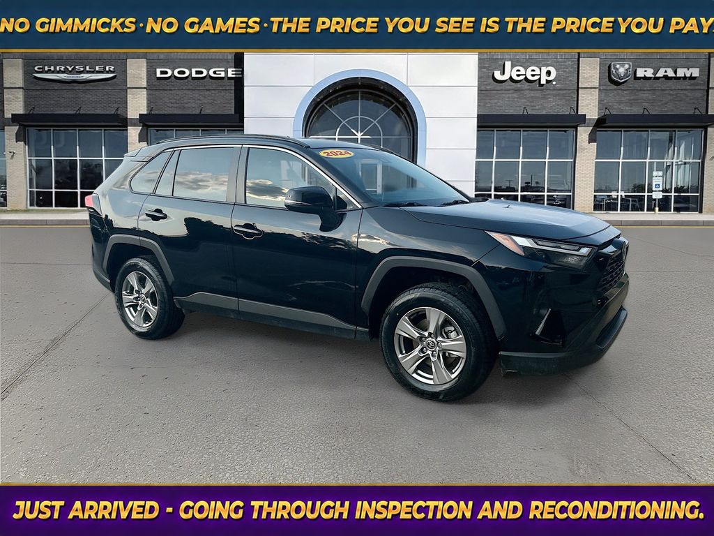 Midnight Black Metallic 2024 Toyota RAV4 Hybrid SUV / Crossover All-Wheel Drive Continuously Variable Transmission