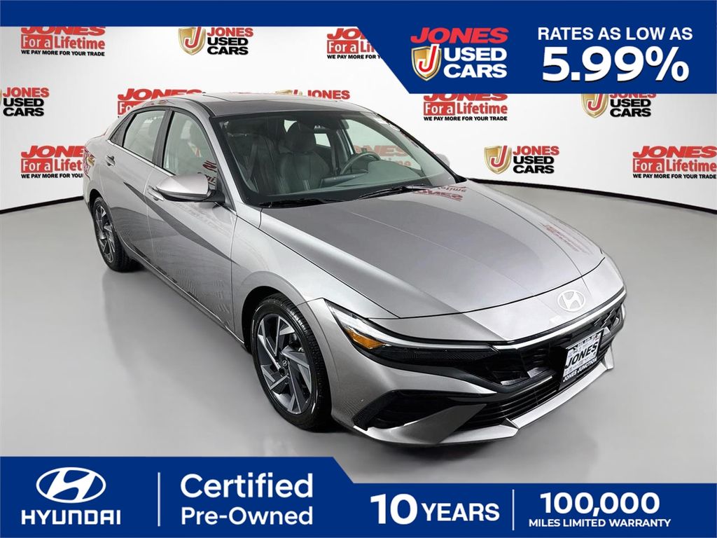 Fluid Metal 2024 Hyundai Elantra Sedan Front-Wheel Drive Continuously Variable Transmission
