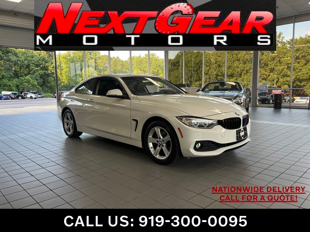 Alpine White 2015 BMW 4 Series Coupe All-Wheel Drive 8-Speed Automatic