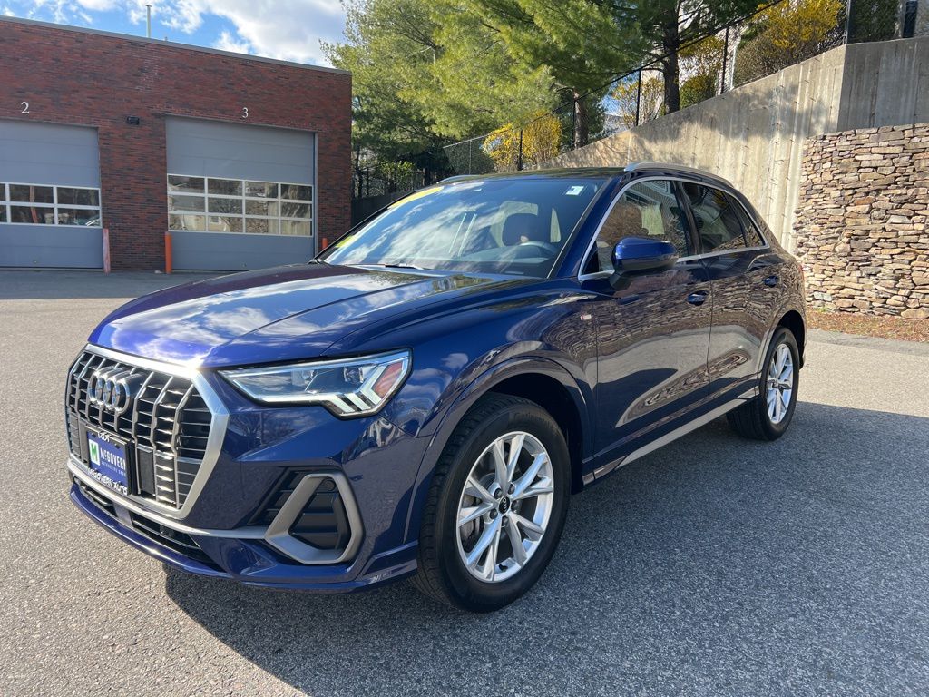 Blue Metallic 2024 Audi Q3 quattro Premium Plus S Line 45 TFSI SUV / Crossover All-Wheel Drive 8-Speed Automatic