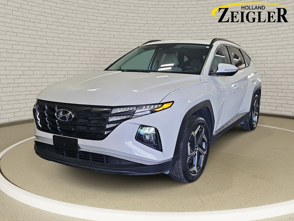 Serenity White Pearl 2023 Hyundai Tucson SUV / Crossover All-Wheel Drive 8-Speed Automatic