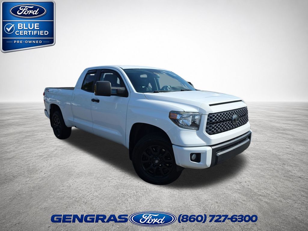 Super White 2020 Toyota Tundra Pickup Truck Four-Wheel Drive 6-Speed Automatic