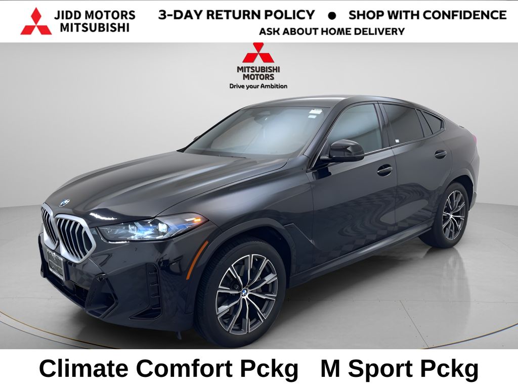 Black Sapphire Metallic 2025 BMW X6 SUV / Crossover All-Wheel Drive 8-Speed Automatic