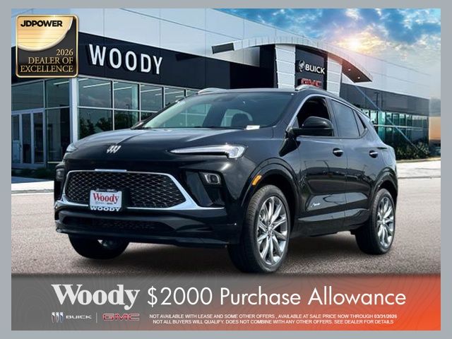 Black (Ebony Twilight Metallic) 2026 Buick Encore GX SUV / Crossover All-Wheel Drive 9-Speed Automatic