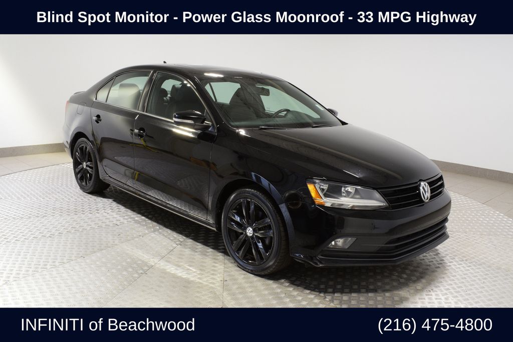 Black Uni 2018 Volkswagen Jetta Sedan Front-Wheel Drive 6-Speed Automatic