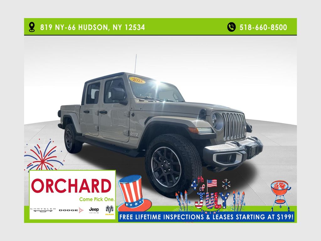 Brown (Limited Edition Gobi Clearcoat) 2022 Jeep Gladiator Pickup Truck Four-Wheel Drive 8-Speed Automatic
