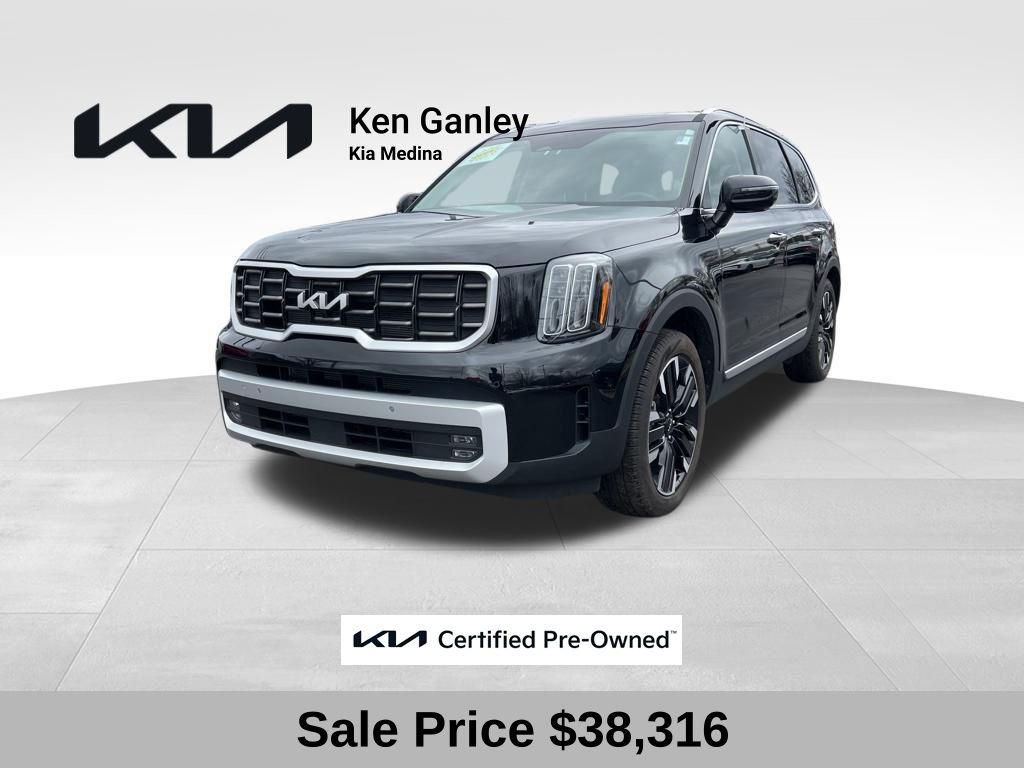 Ebony Black 2025 Kia Telluride SX FWD SUV / Crossover Front-Wheel Drive 8-Speed Automatic