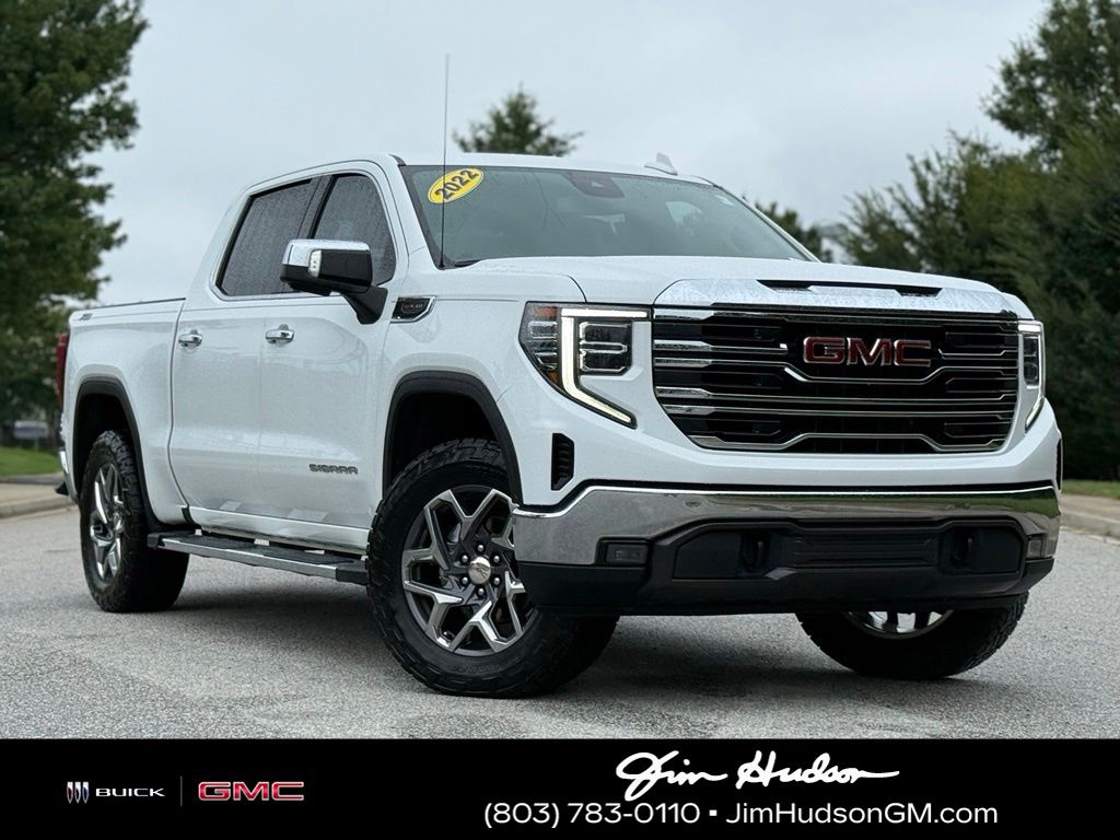 2022 GMC Sierra 1500 SLT Summit White - Jim Hudson Acura - Image 1