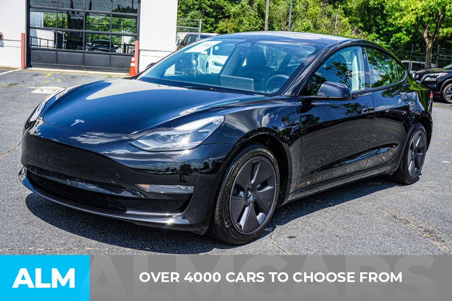 Used 2023 Tesla Model 3 Base with VIN 5YJ3E1EA3PF612128 for sale in Austell, GA