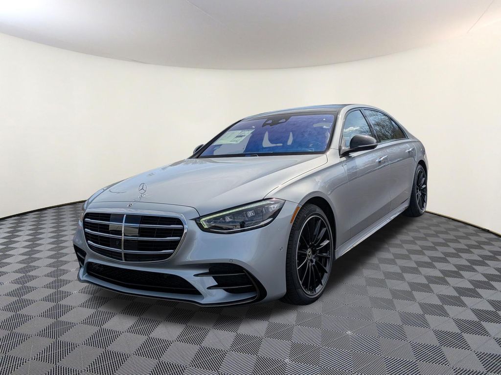 Silver Metallic 2026 Mercedes-Benz S-Class S 580e 4MATIC Sedan All-Wheel Drive 9-Speed Automatic
