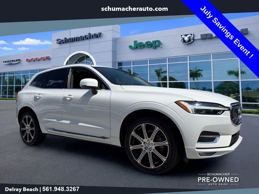 Ice White 2021 Volvo XC60 SUV / Crossover Front-Wheel Drive Automatic