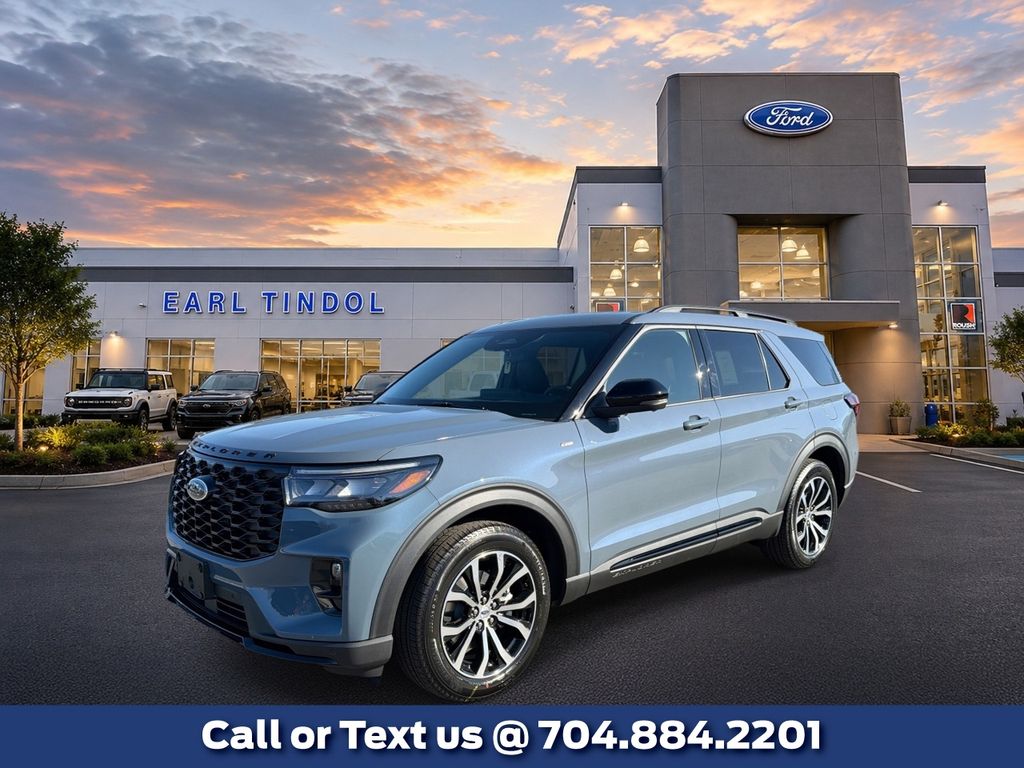 Vapor Blue Metallic 2026 Ford Explorer SUV / Crossover Rear-Wheel Drive Automatic