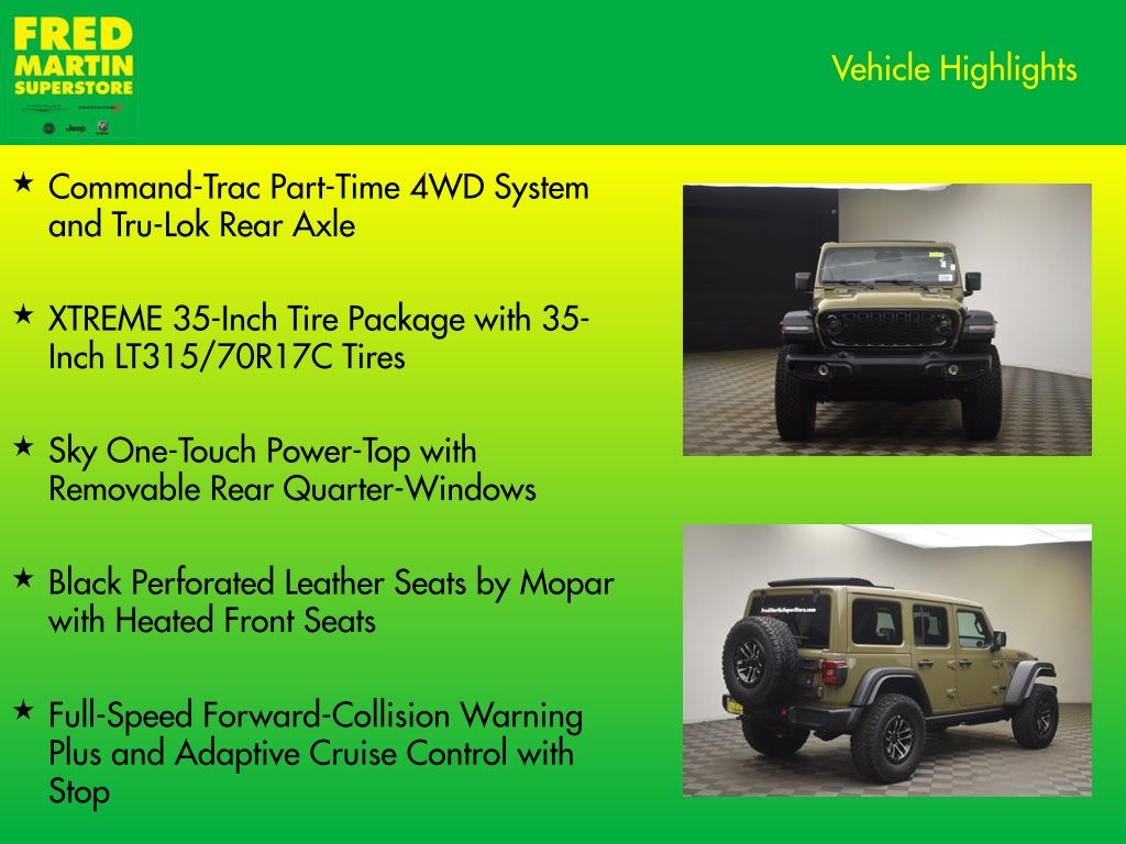 new 2026 Jeep Wrangler car, priced at $58,415